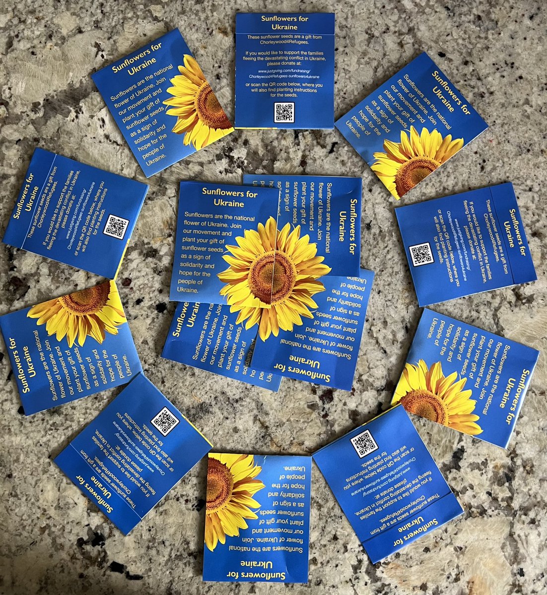 Chorleywood4Refugees are raising money for the DEC Ukraine appeal - giving sunflower seeds for people to grow in their gardens as a sign of welcome and support for Ukrainian refugees. Pls donate below and share post

justgiving.com/fundraising/Ch…