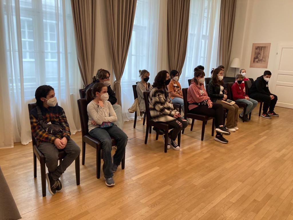 GeorgiainAus's tweet photo. We were pleased to host at the Embassy youth from Georgia 🇬🇪 who are visiting 🇦🇹 for a study trip organized by Tbilisi based association - #EMT https://t.co/H50fhgzVYY