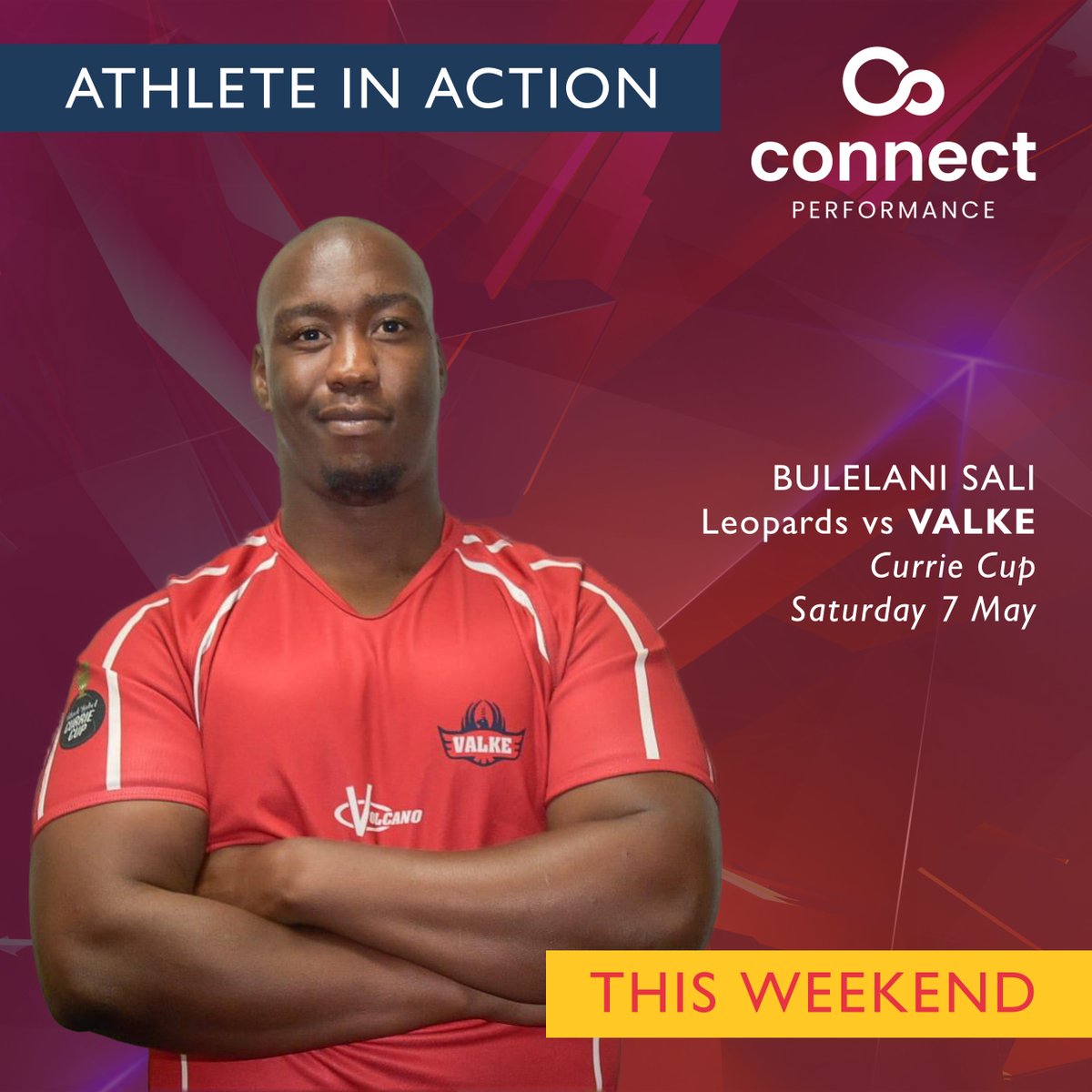 connecthpc's tweet photo. Our very own Bulelani Sali is on the road this weekend, as the Valke eye top spot in @TheCurrieCup #rugby first division. Go well big guy! https://t.co/c4PbCUtBAO