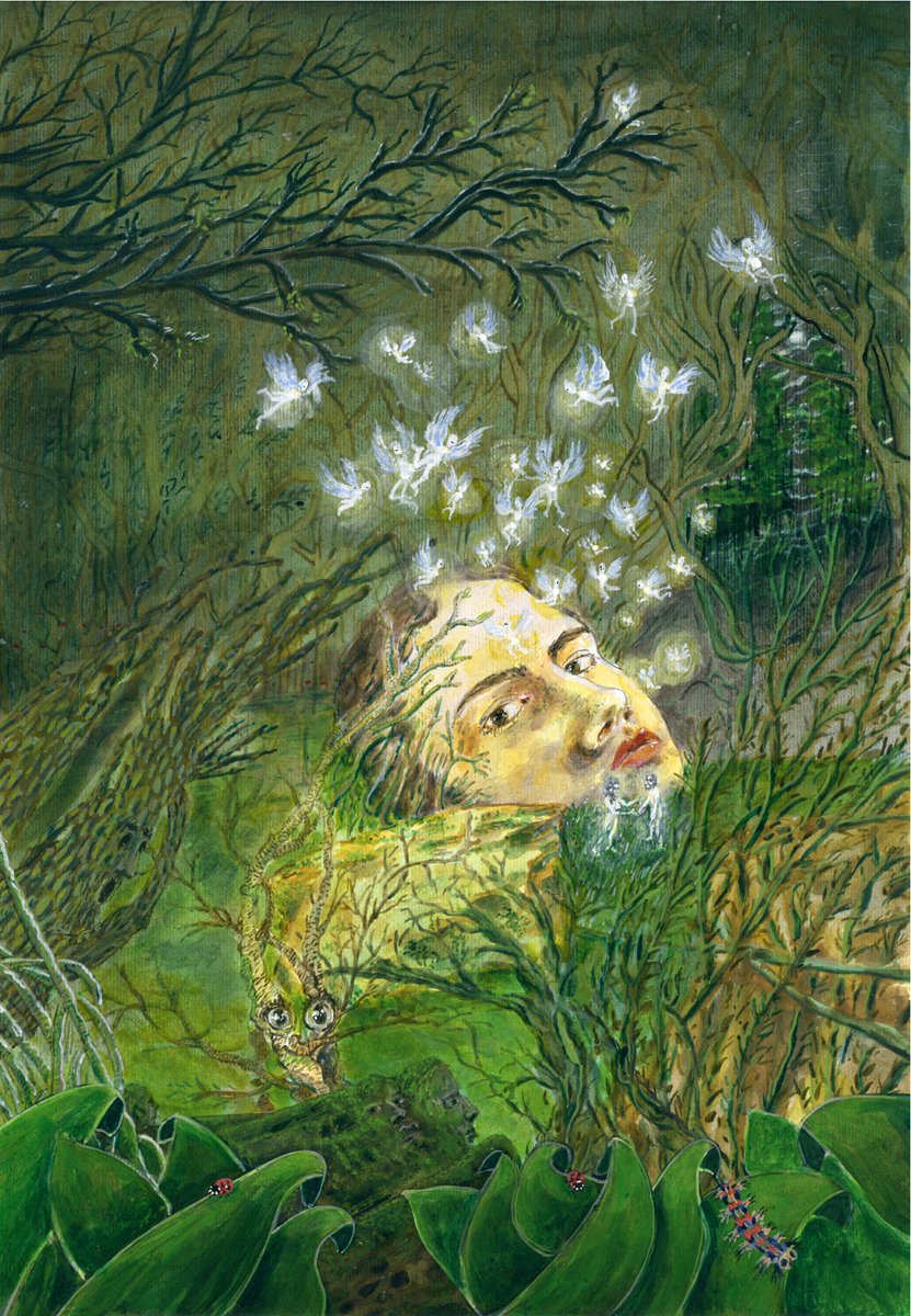 miisahll's tweet photo. Gm dear friends wish you a magical day 🪄 
"Forest's heart" is one of my paintings 🎨
Collab with @Jamshidm_h 

https://t.co/GJ1aQTiIKA https://t.co/TvmfiNQ2Jj