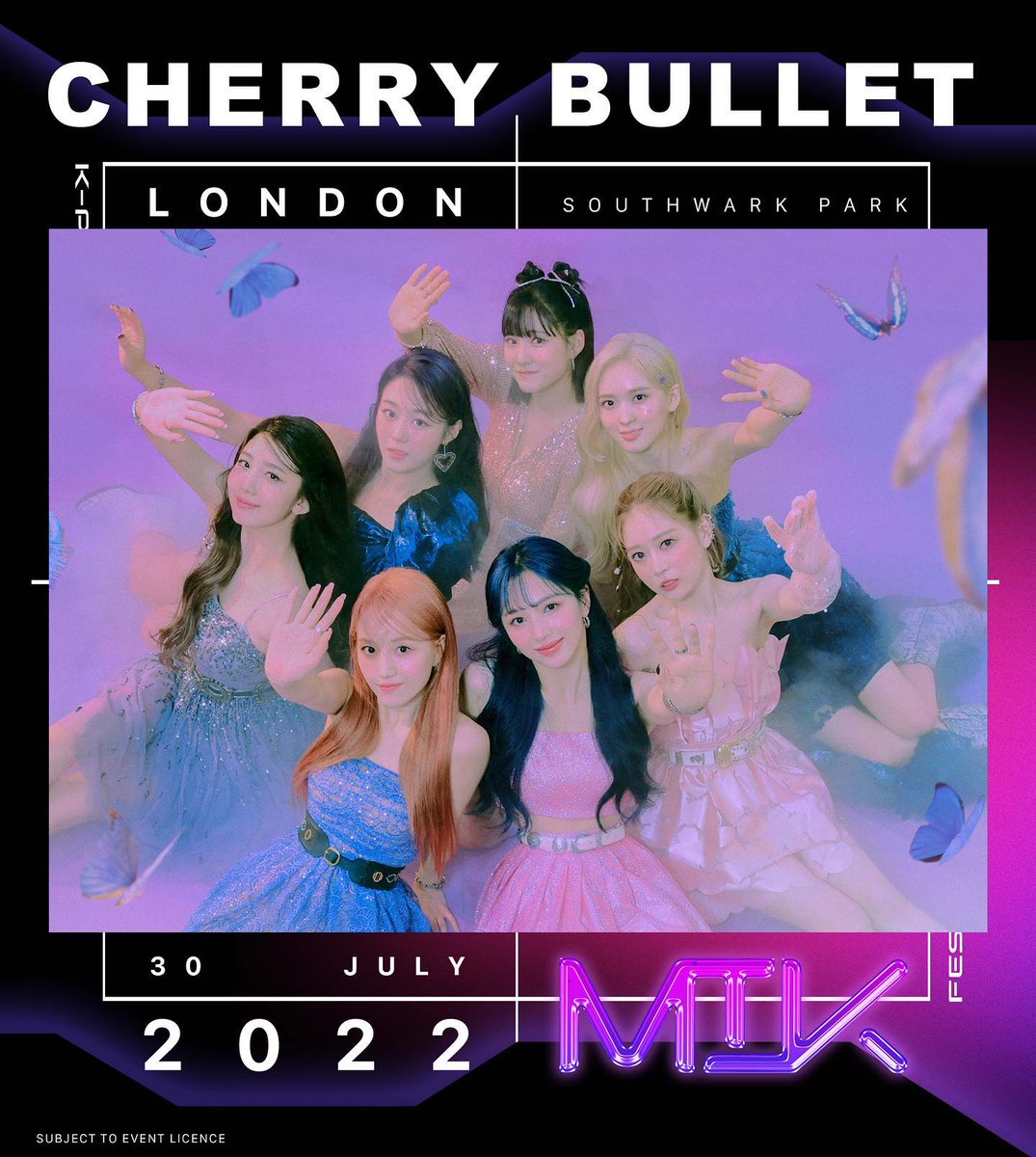 uzooo_c's tweet photo. Lullet! Let's have fun on 30th of July in Southwark Park,London with @mikfestival official 💜🍒 

#CherryBullet #체리블렛
#MIKFESTIVAL #LONDON https://t.co/X7m2FTWCI3