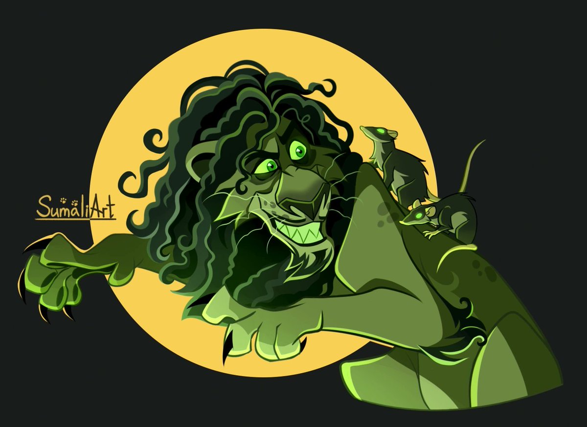 Sumali_art's tweet photo. Bruno's lion form 
Green vibe of evil and yellow vibe of hope
 
#bruno #brunomadrigal #disney #encanto #lion #thelionking #lionization #art https://t.co/O4w5swtzGc