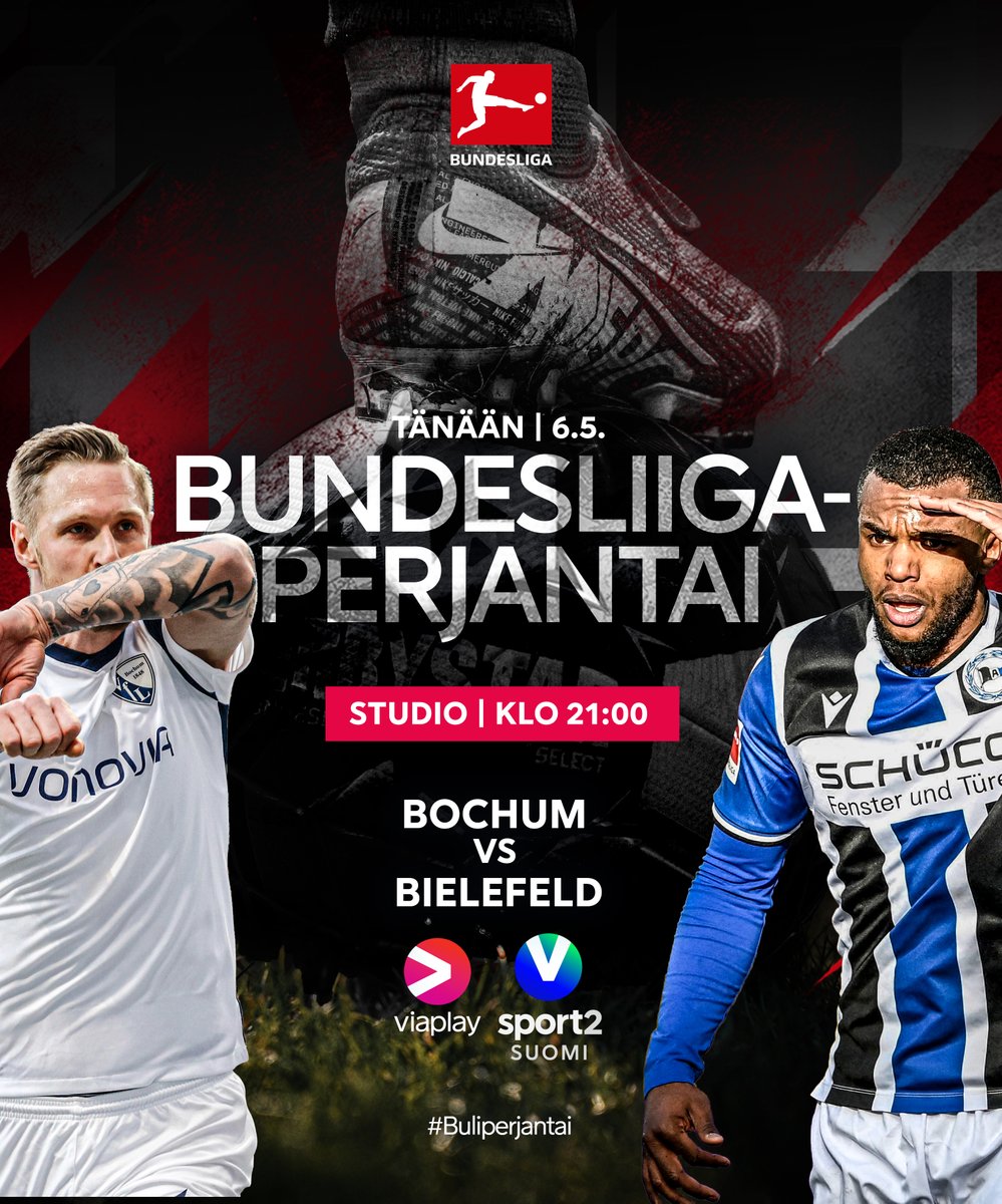 Tänään sitä on taas tarjolla – Bundesliiga-perjantai on täällä!

Buliukot @VilleKuusinen  ja @kainutero totuttuun tapaan lauteilla ja löylyt eivät varmasti jää miedoiksi.

Studio käyntiin klo 21:00.

Tervetuloa löylyihin!

#Buliperjantai #Bulifi #Bundesliga