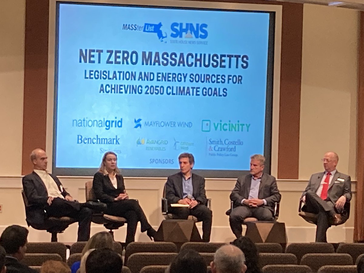 Doug4StateRep's tweet photo. MA is the only state with a 2050 Net Zero carbon emissions plan. House and Senate working thru bills to achieve this goal.  Excellent program sponsored by State House News Service. #NetZero #NetZeroCarbon #NetZeroBy2050 #ClimateActionNow  #doug4rep #dougthompson https://t.co/KWNV56z2ZQ