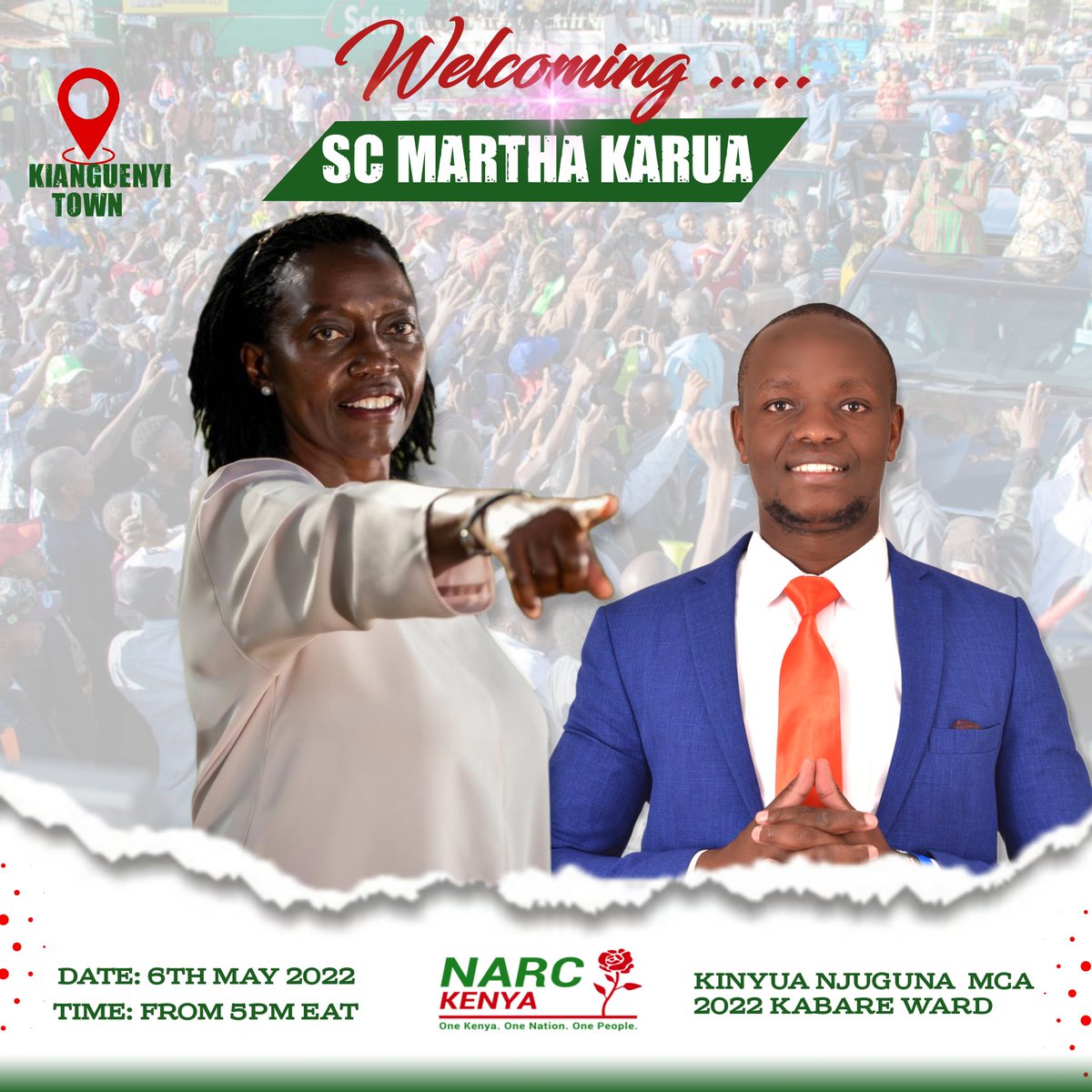 NGC_KE's tweet photo. @MarthaKarua expected in Kianguenyi Kirinyaga County today.
For such posters Dm https://t.co/imA9eURUOg