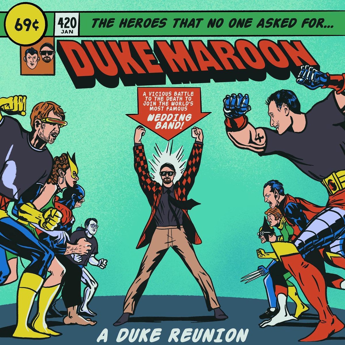 the_tisburys's tweet photo. Also, the @Dukemaroon album comes out today on all streaming services and you catch watch them play the album live on @harveyshouse tonight. https://t.co/CFM8Mju2SR https://t.co/sV5TPn1nPp