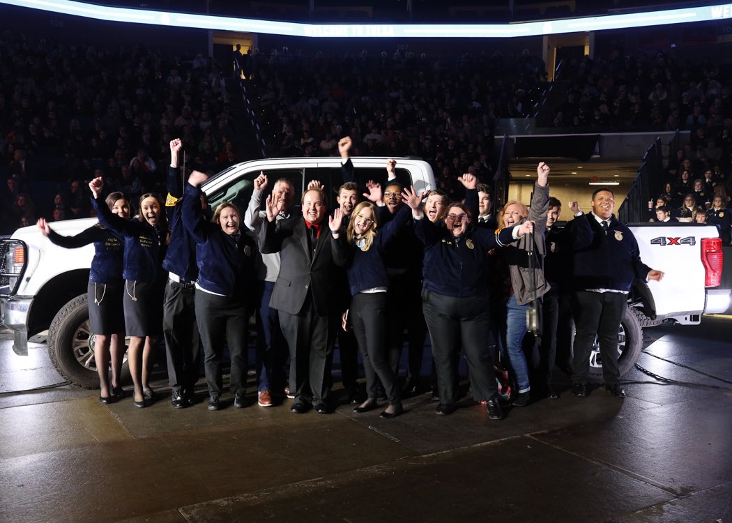 Thank you <a href="/OkFordDealers/">Oklahoma Ford</a> for your support of <a href="/OKFFA/">Oklahoma FFA</a>, <a href="/okffafoundation/">OKFFA Foundation</a>, and agricultural education! Okmulgee FFA is so excited to have been chosen to receive our new Ford truck! #OKFFA22