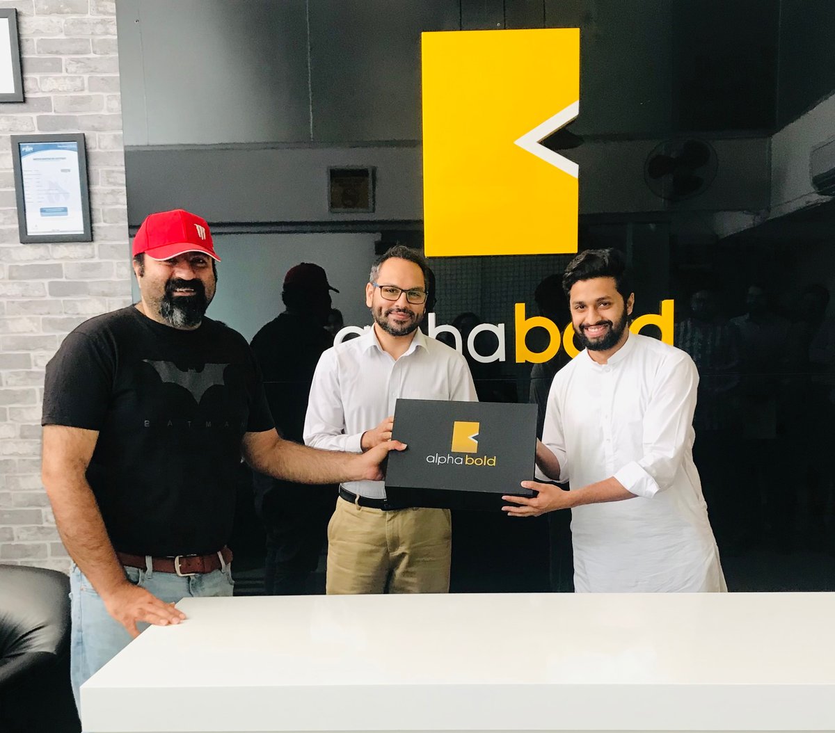 AlphaboldInc's tweet photo. #Congratulations Muhammad Shahzeb, Tilal Bin Yousaf, Humayun Tayyib, and Ahmad Alauddin for receiving the 3 Years of Service Award! 🥳
It’s been three years since you guys joined #AlphaBOLD, and each year, you guys raised the bar by delivering more than expectations. https://t.co/bjnUfqpy5e