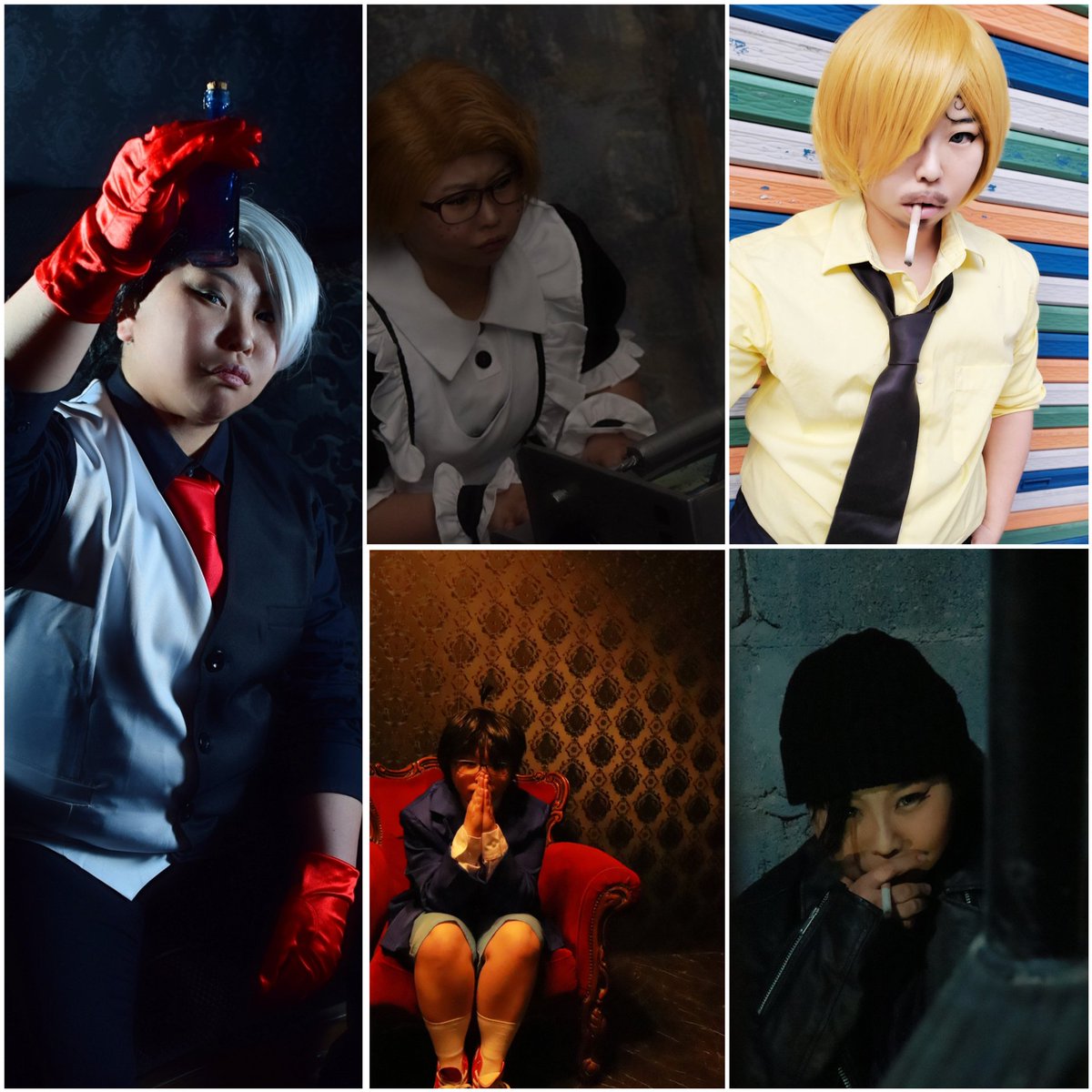 m080164's tweet photo. ふと思い立って自分がやってるコス、まとめたら見事に男装多いですわw

こんな自分ですが何卒よろしくお願いします(๑•̀ㅁ•́ฅ✧！ https://t.co/j8HqVLz4cX