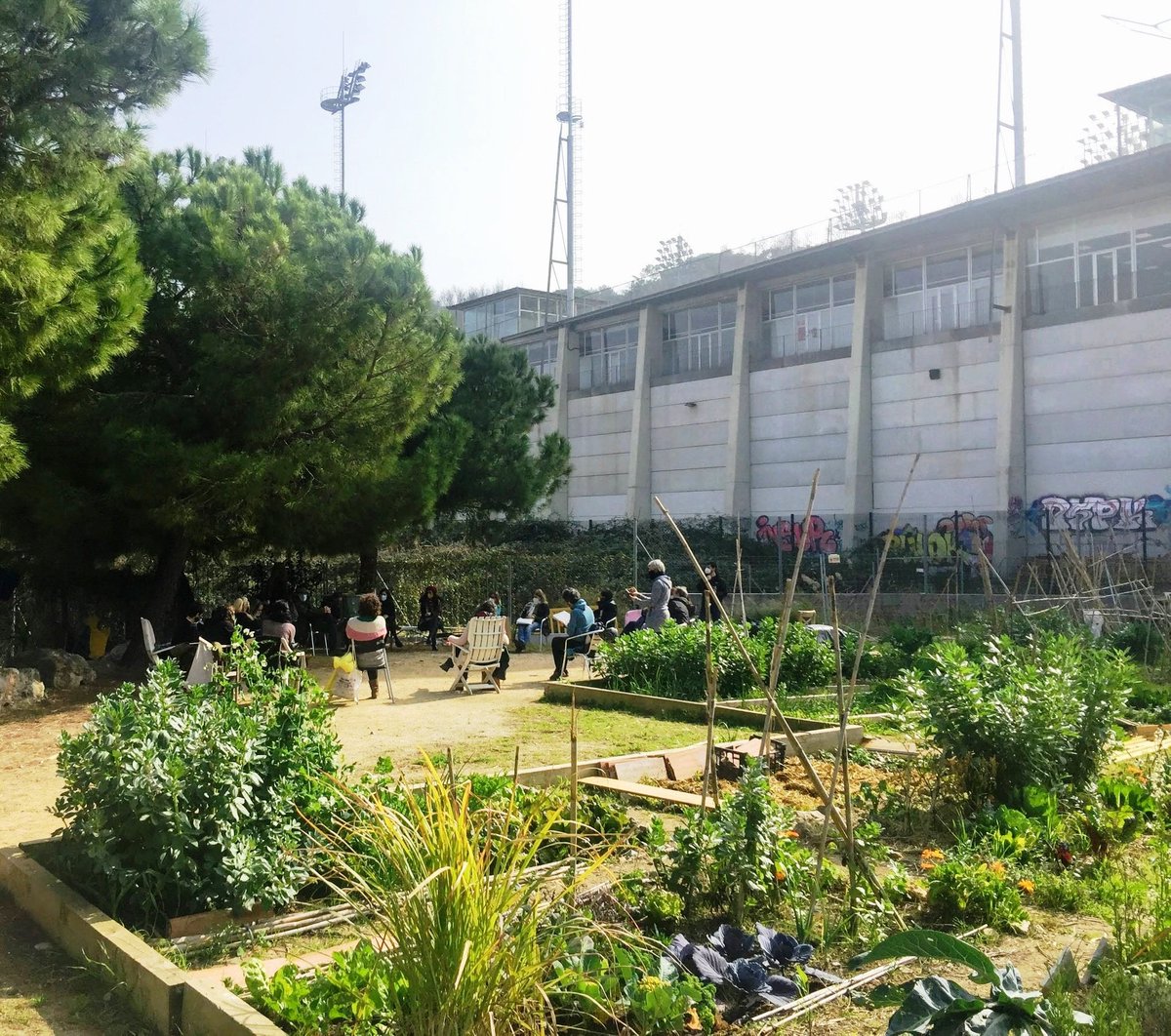 🍅 La <a href="/Fonttrobada/">Font Trobada</a> és un hort comunitari autogestionat al cor de Montjuïc que ens permet aprofitar tots els recursos naturals de la muntanya. És un oasi verd a la ciutat on conrear en comunitat i compartir coneixements, experiències, planters, hortalisses, flors i assemblees!