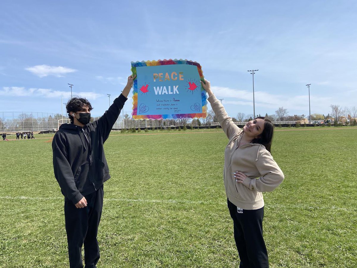 BBBargoon's tweet photo. Peace walk 2022 @SMCDSB_PET @SMCDSB #WFPSMC22 https://t.co/7Hurv2nasO