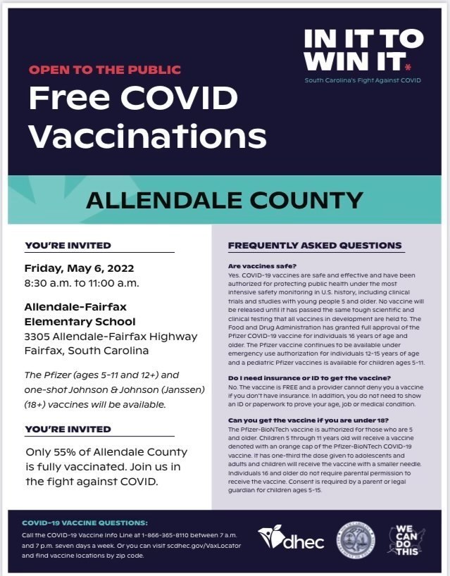 AFHS_Tigers's tweet photo. Good morning Tiger Community,
This is a friendly reminder that you are invited to our monthly vaccine clinic! Join us at AFES from 8:30a.m. - 11a.m. or at AFHS from 12p.m. - 2:30p.m. We look forward to seeing you today! https://t.co/0dIz45ppYY