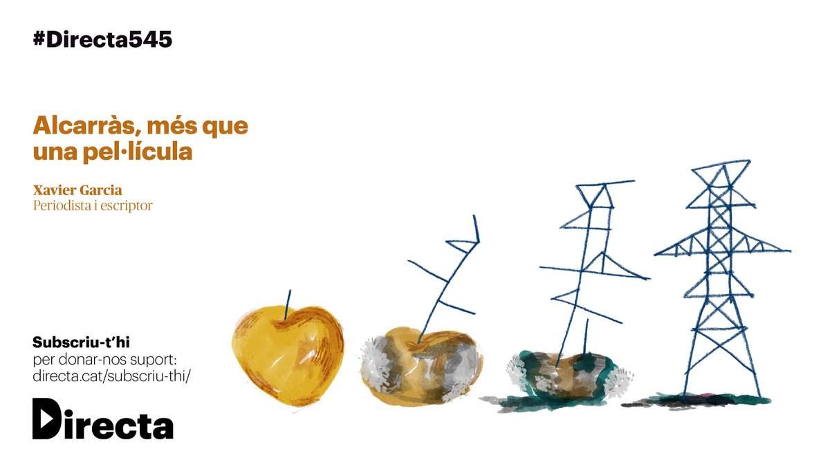 La_Directa's tweet photo. @SINDILLAR @CGTBarcelona @maria_ipunt #EnObert | "A causa de l’anomenada 'transició energètica', els dirigents no paren els peus a tot l’entramat oligopolístic que va sorgir els anys vuitanta (governant el PSOE i CiU)"
✍️ Xavier Garcia, periodista i escriptor
🎨 Anna Gran
▶️ https://t.co/t0xNhwbqVC
#Directa545 https://t.co/Ling5iOaxN