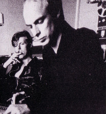 David Bowie with Brian Eno (1977)