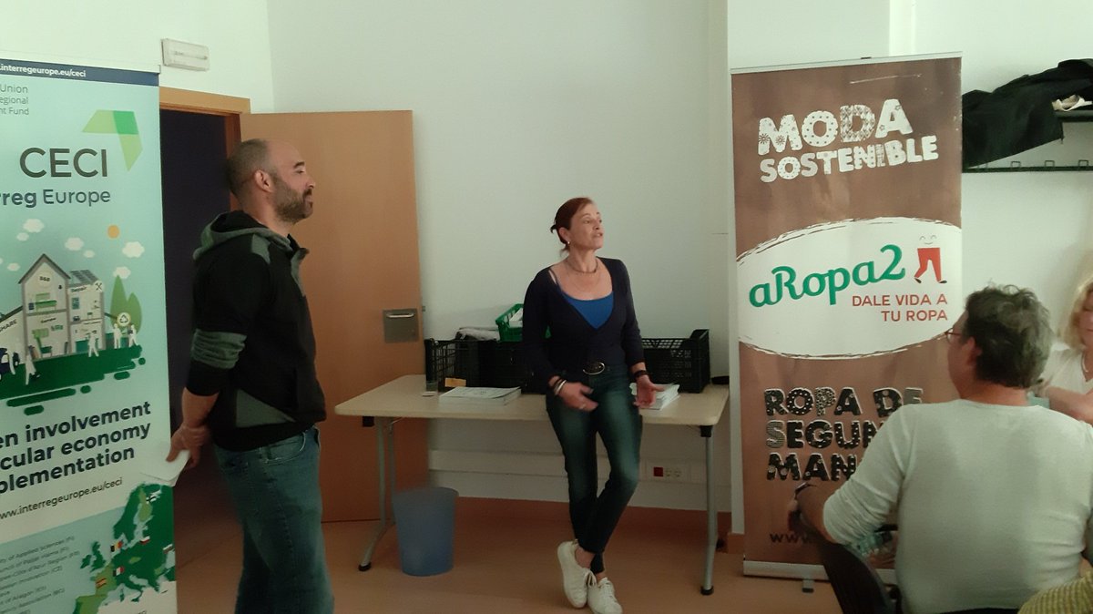 We're visiting a textile collection, recycling and reuse facilities that impacts positively employment, environment and culture. <a href="/areiaragon/">AREI</a> contributes to trainings, funds, lobbying.