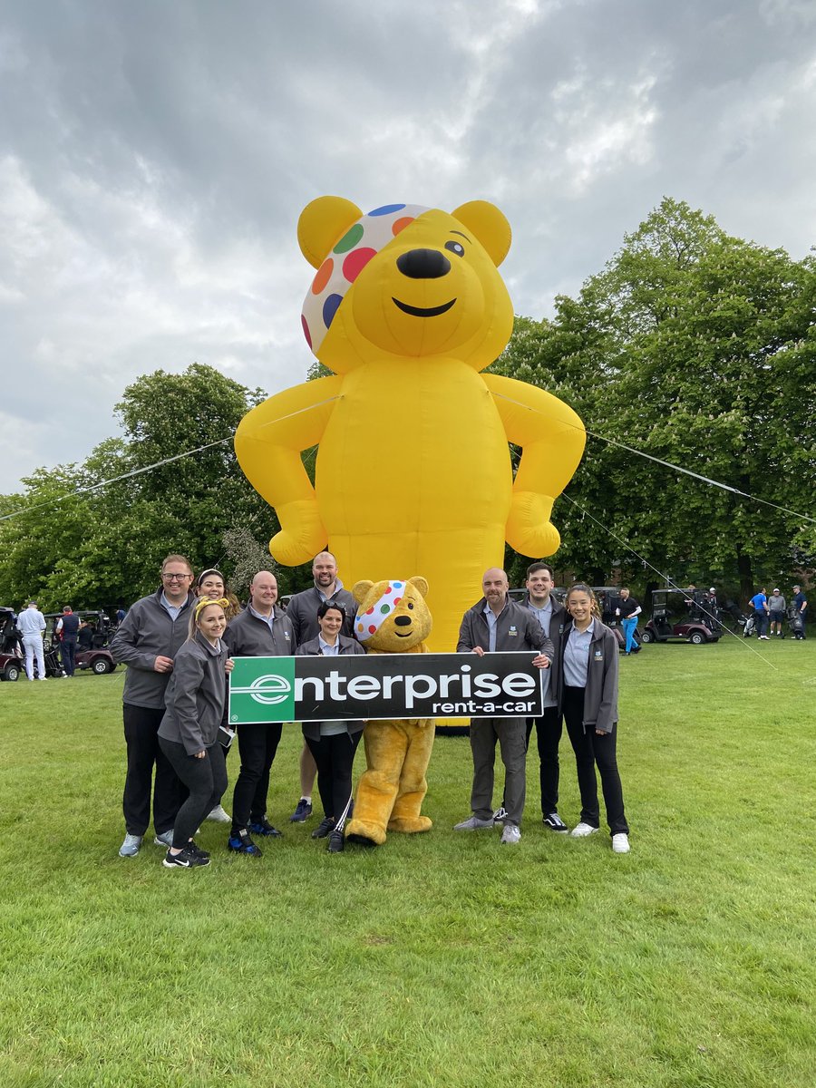 Having a great day out raising money for #ChildrenInNeed at the Enterprise Pudsey Masters 2022 Golf Day