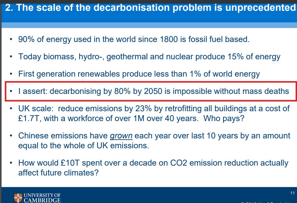FriendsOScience's tweet photo. @WBrettWilson Prof. Michael J. Kelly of Cambridge has been pointing out for years that rapid decarbonization will lead to mass deaths. https://t.co/snGqewzXvV No one seems to listen to qualified people, just #climate ideologues who are often #depopulationists. They would cheer this outcome.๐คฏ https://t.co/6sW7iI2PQn