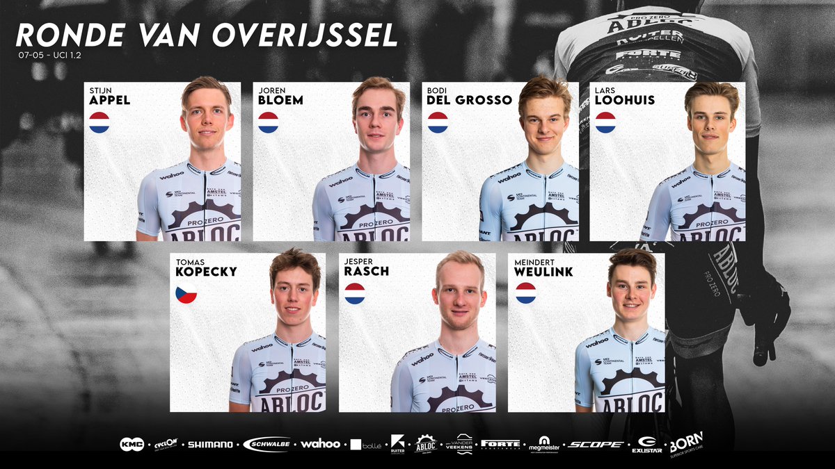 𝗟𝗜𝗡𝗘-𝗨𝗣 🔥 Our 7️⃣ riders for tomorrow's Ronde van Overijssel! #RideToWin #RondeVanOverijssel