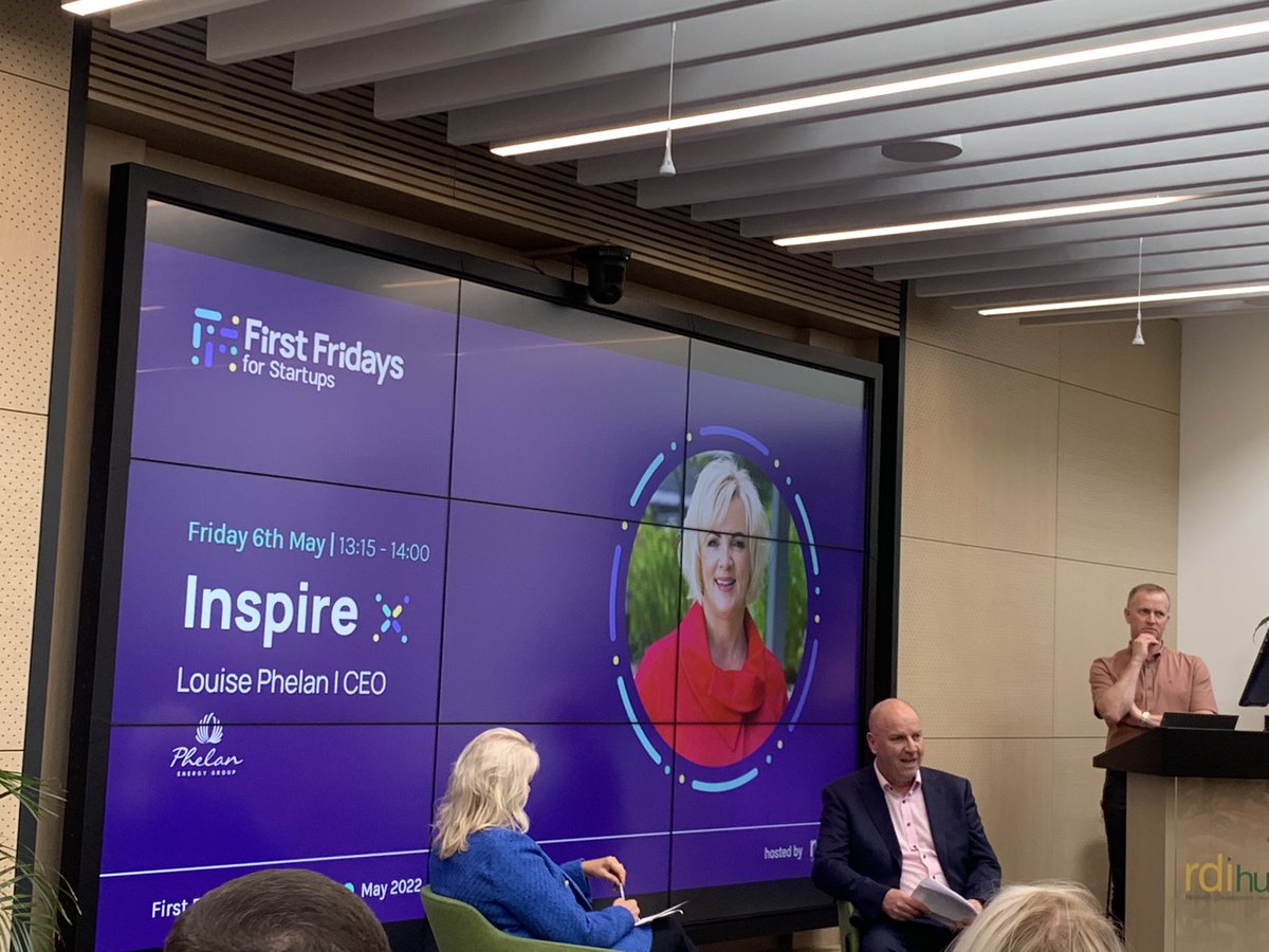 portershed's tweet image. What does @louise_phelan look for when investing - Founder Founder Founder - people invest in people! #FirstFridaysForStartups @RDIhubIreland