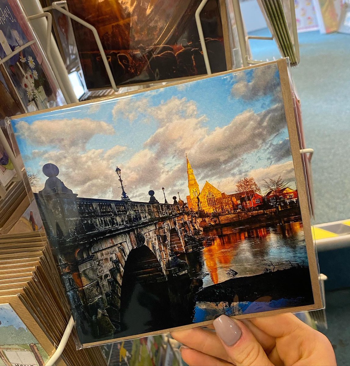 PrincesGifts's tweet photo. We’re also chuffed to have some of her son’s local photography available in greetings cards! (Jake’s Take) 

Lots of local goodness!🤩

#wemart #localart #shrewsburyart #shropshireart #greetingscards #wem #northshropshire https://t.co/4AVNGmrRMw