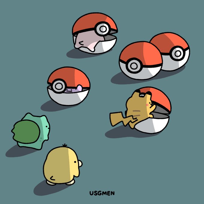 ゴールデンウィークが終わって出勤するポケモンたち 