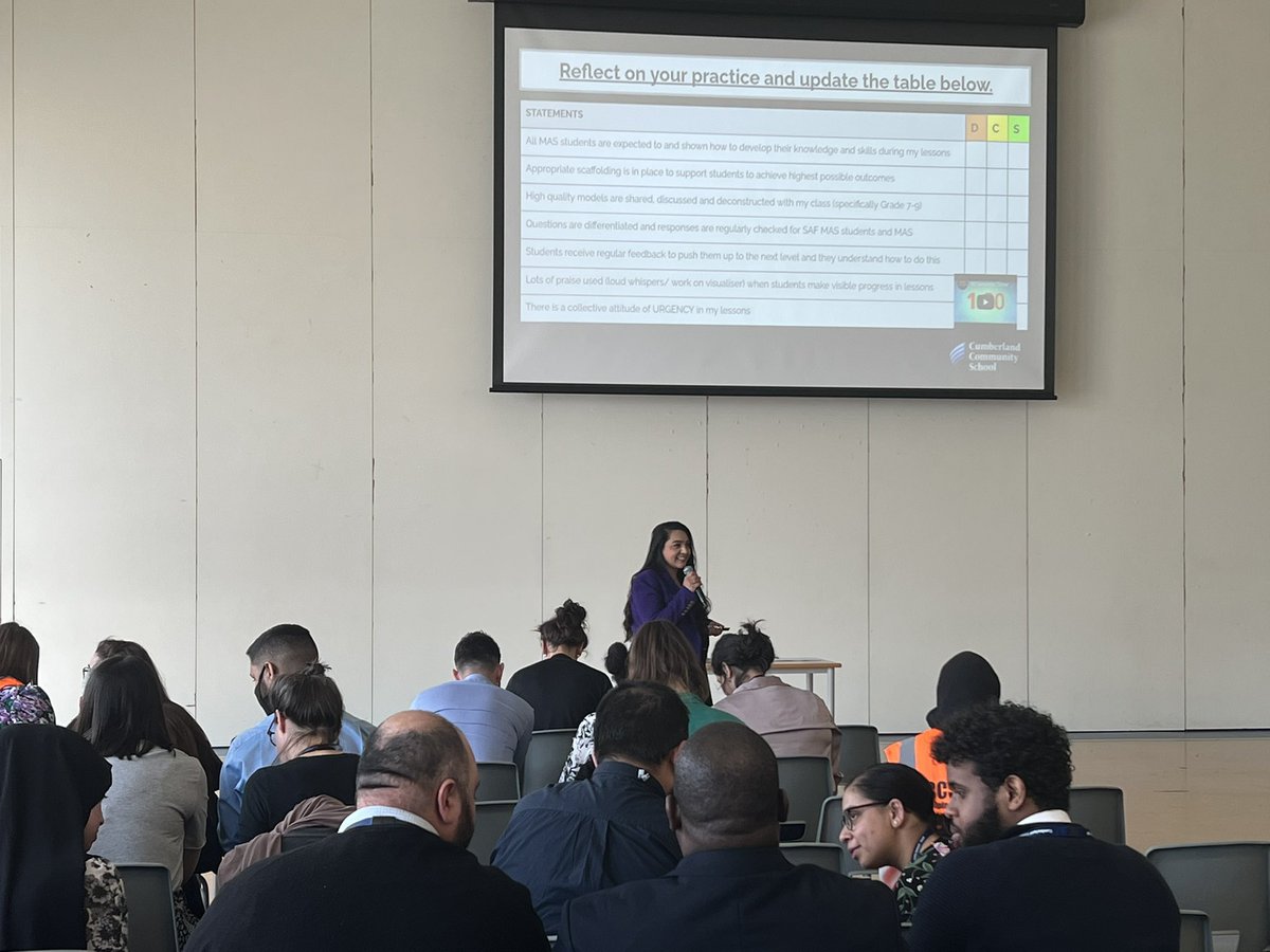 Ms @MsSaherBe presenting data for the current year 10 underachieving MAS students and what we as a school will do consistently to support them in preparation for their exams

- learning visits
- differentiate live marking
- contacting home
- collaborating on <a href="/dpreducation/">Dynamic Progress Reporting (DPR) by Axle Education</a>
