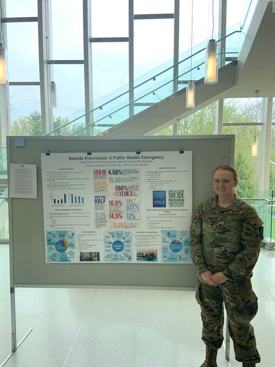 DauntlessROTC's tweet photo. A few pics of our dauntless nurses on Villanova Scholars Day!

Incredible accomplishments for these two Cadets! https://t.co/cRmhet7Cyd