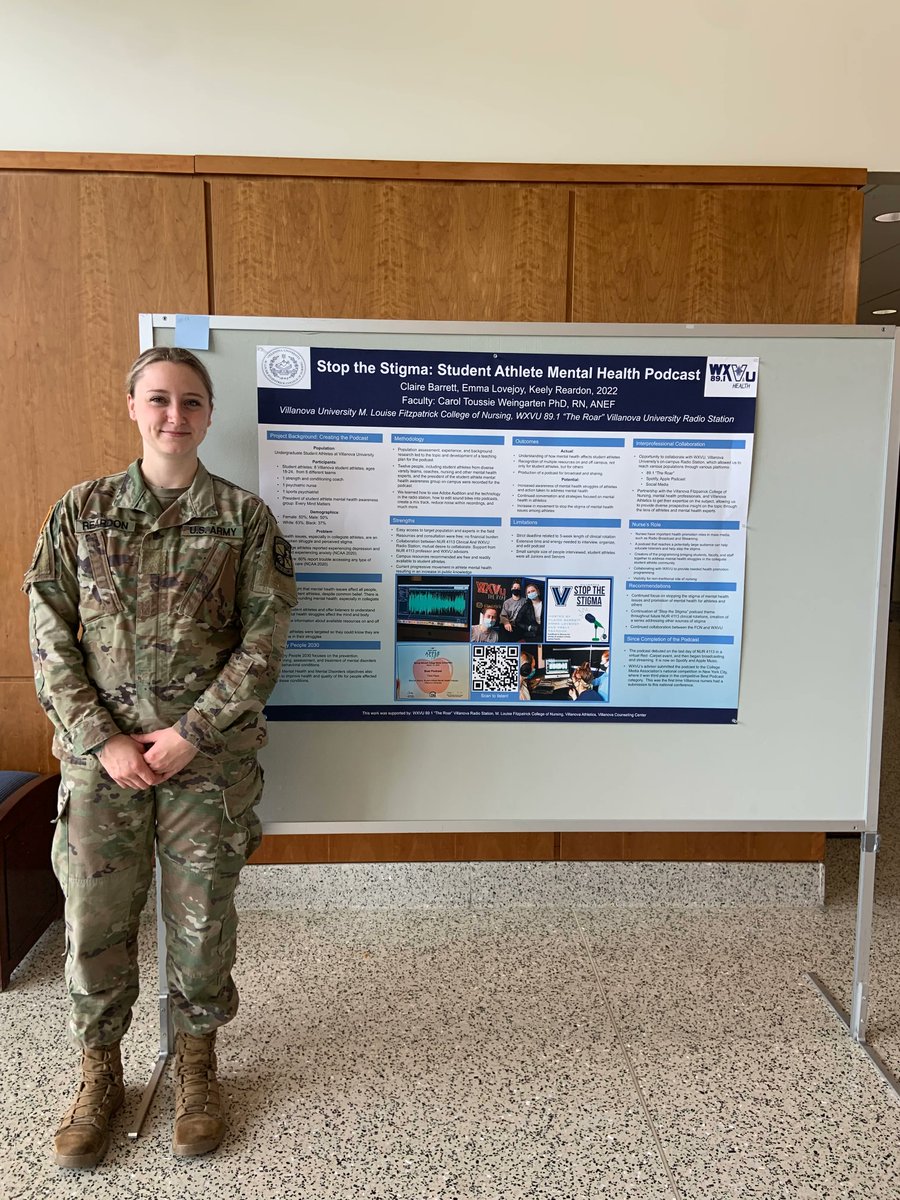 A few pics of our dauntless nurses on Villanova Scholars Day!

Incredible accomplishments for these two Cadets!