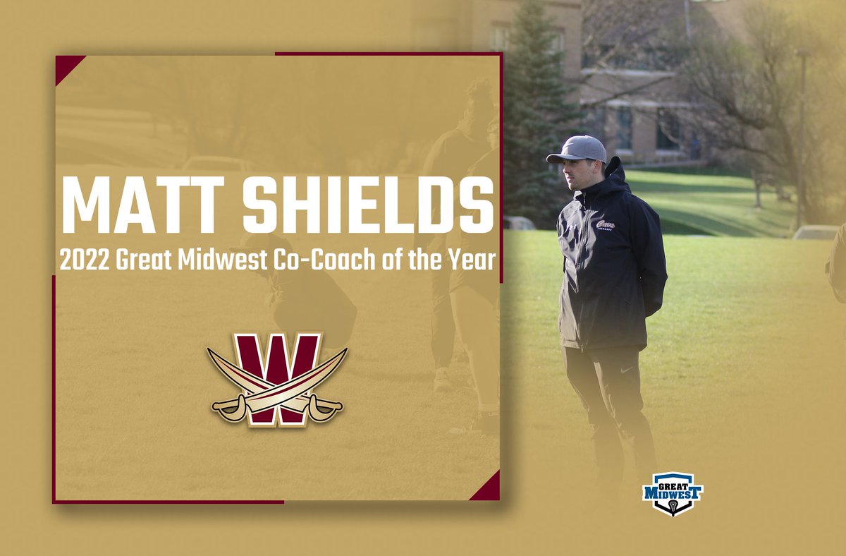For the last of our individual awards, congratulations to head coach Matt Shields, who was voted Co-Coach of the Year!