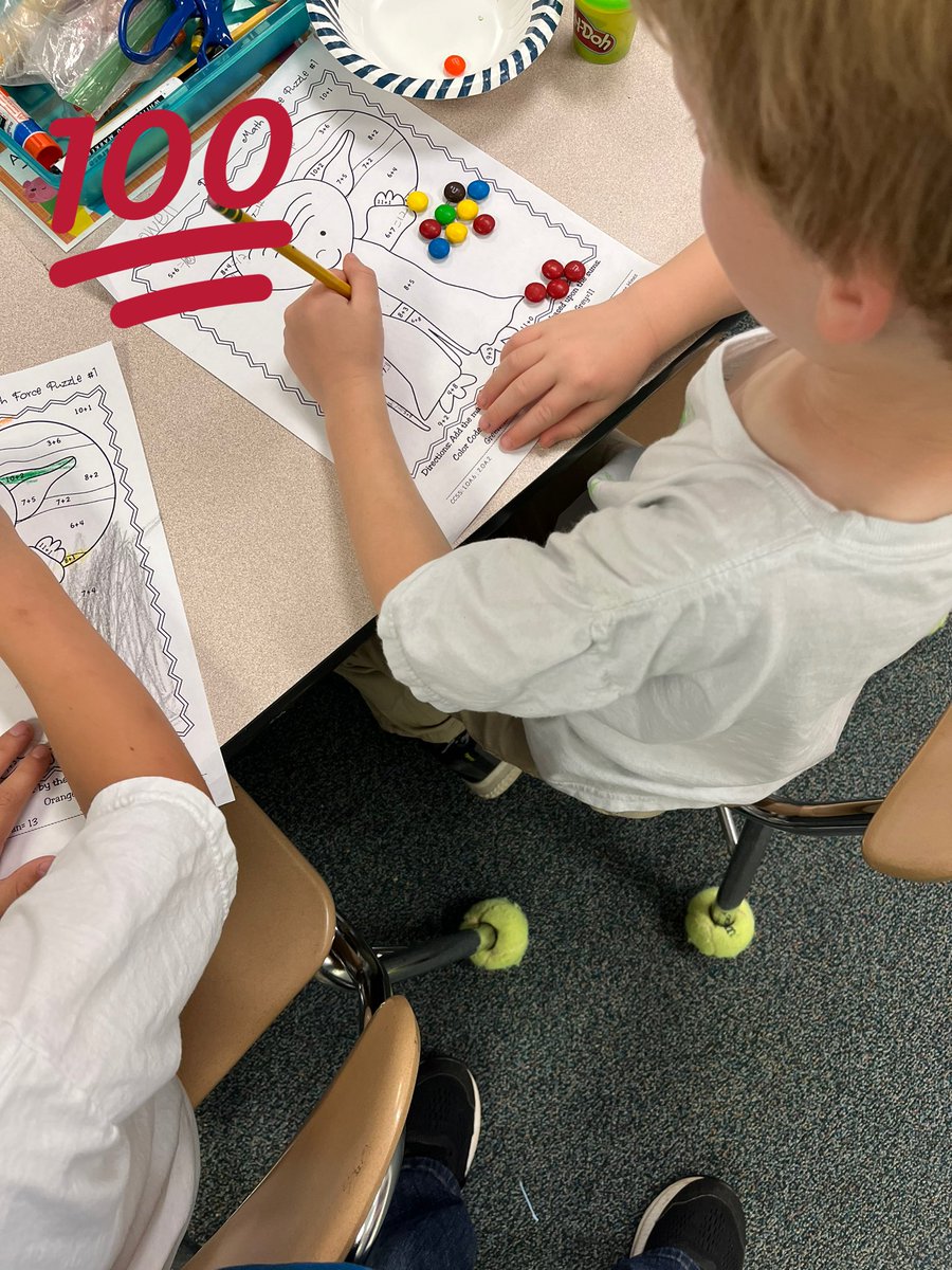 kinbaucom's tweet photo. When math,Star Wars, and M&amp;Ms come together!!  In kindergarten we are engaged in our learning!! @cfhuffman13 @baucomes https://t.co/ztgkFMjxEk