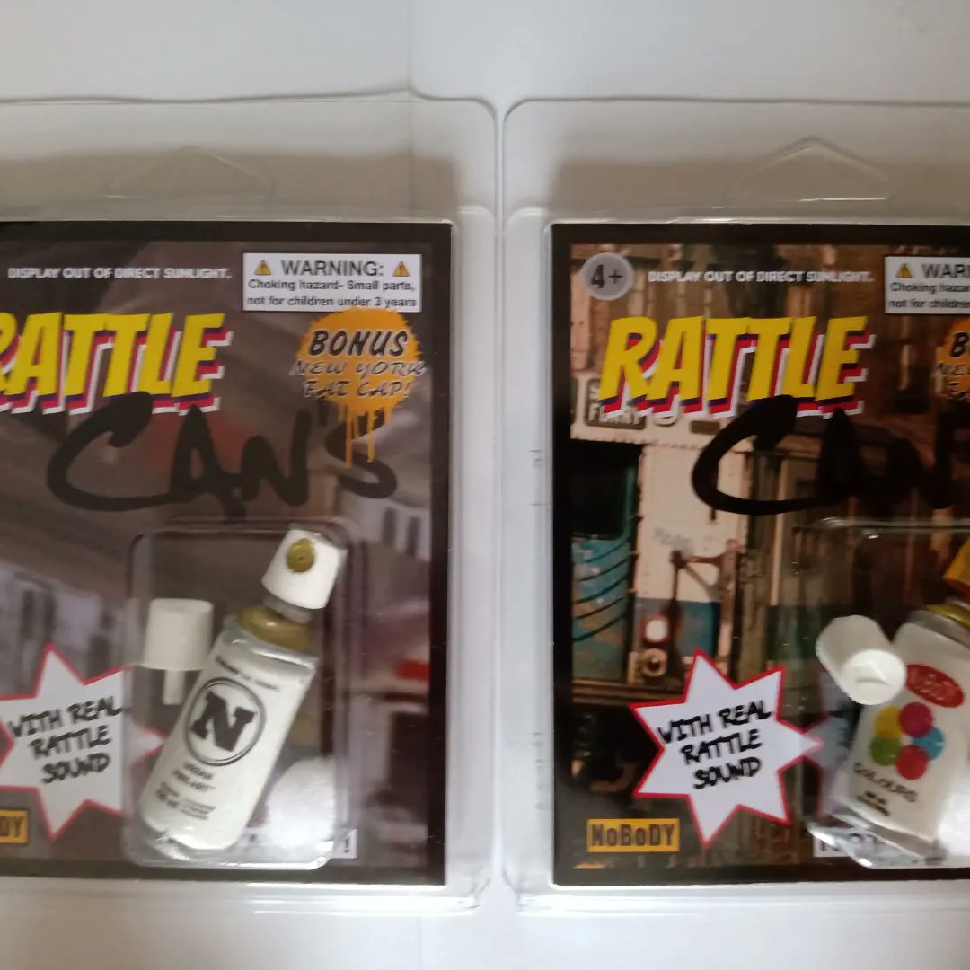NoBoDY_ENGLAND's tweet photo. Limited edition Rattle can of 25 and number 1 to 25, all individual and in various colours (red, purple, black, gold, yellow, orange) with 7 different labels and 2 different cards backs!
Available on https://t.co/whs86UBU00
#nobody #can #LimitedEdition https://t.co/VLcjvDUdQN