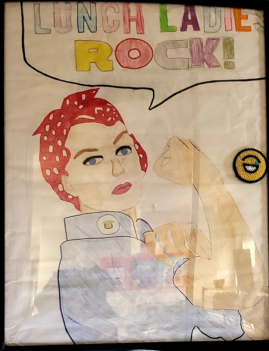 ChefJane2's tweet photo. @HISDNutrition students show their appreciation artistically on #SchoolLunchHeroDay https://t.co/bbilQwH80p