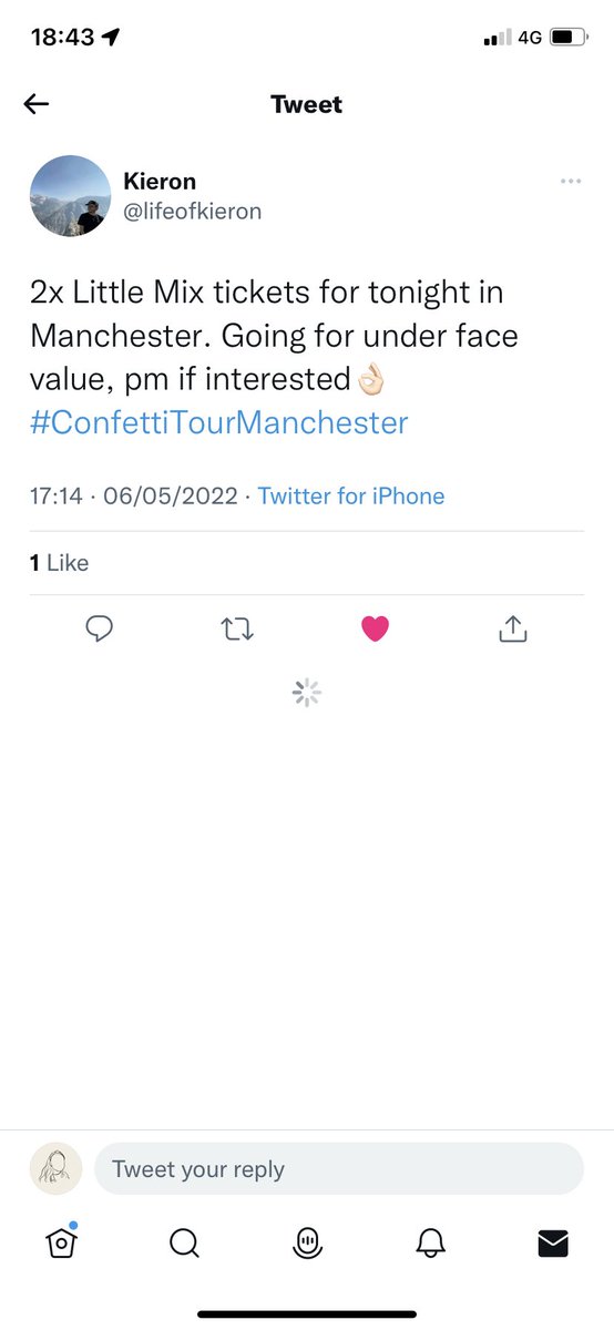 helloamylea's tweet photo. The excited 15 year old inside me got waaaay too excited and I’ve just paid for @littlemix tickets from this fool! Who has now blocked me and NOT sent the tickets. Please report this account https://t.co/TFk12QLplk