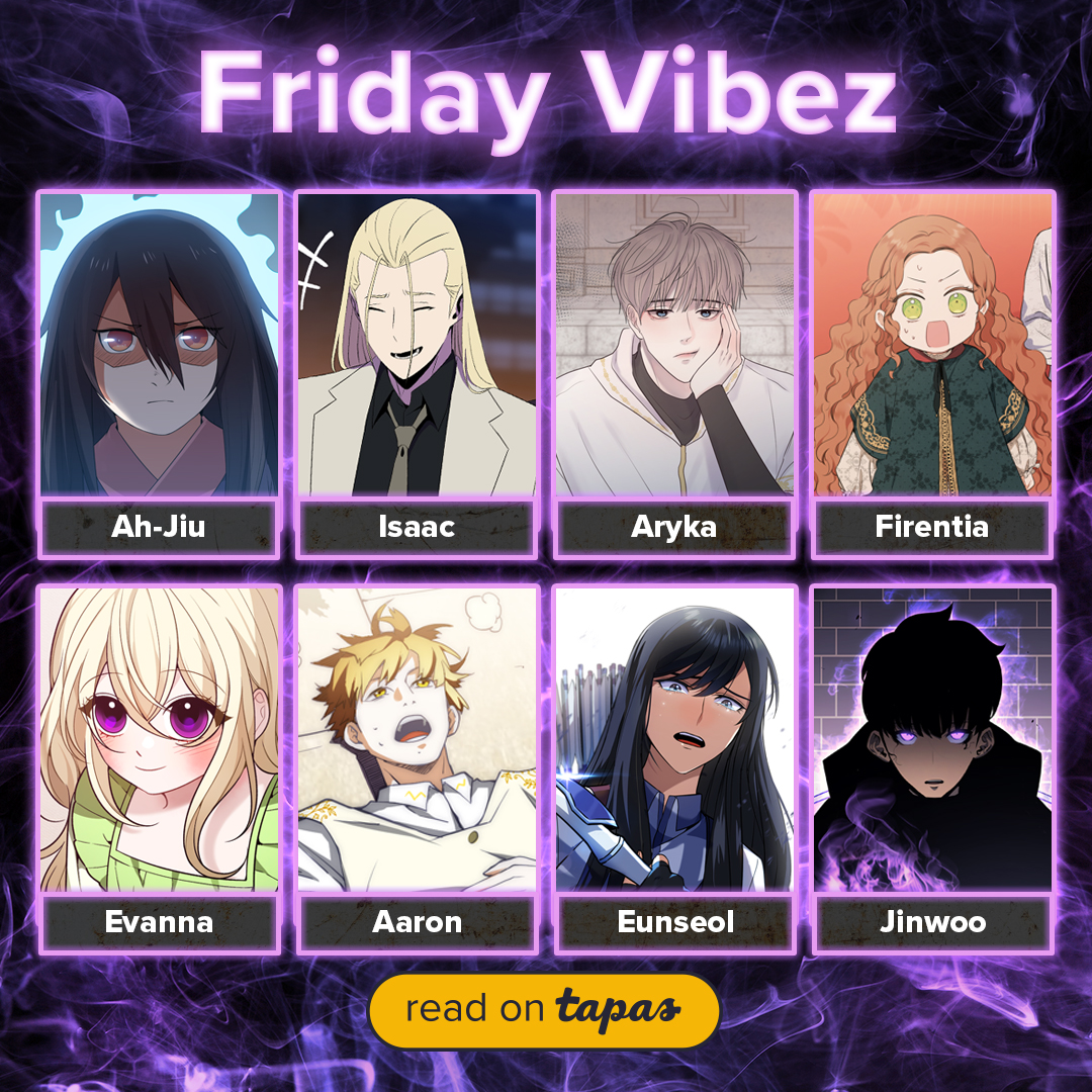 tapas_app's tweet photo. Today's a mix between Isaac, Aryka, and Firentia.🤪
📖: #SoloLeveling #BirthofaGodess #KilltheHero #NightFragments #IShallMasterThisFamily #TheLordofCoins #LevelingBeyondtheMax #EverythingsComingUpRoses https://t.co/SP5wm1lA01