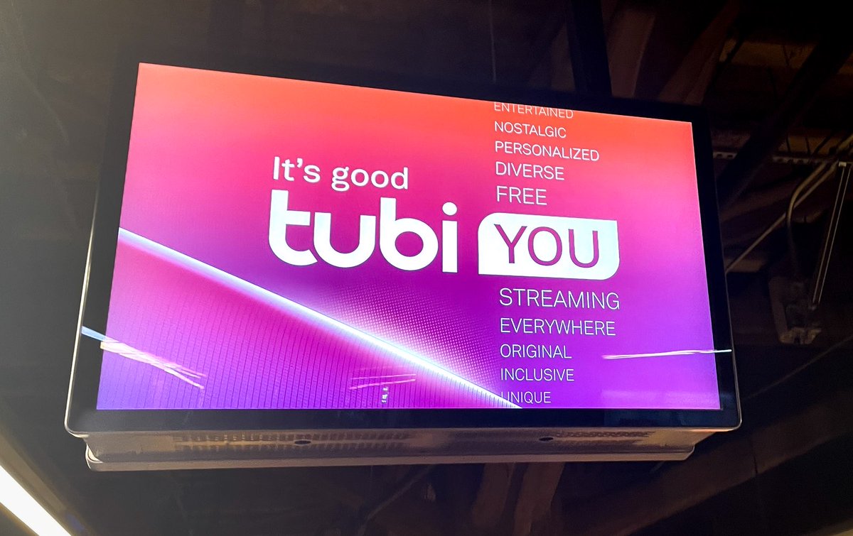 Congratulations to our partners at <a href="/Tubi/">Tubi</a> on the debut of our new brand creative and an amazing Upfront in NYC!