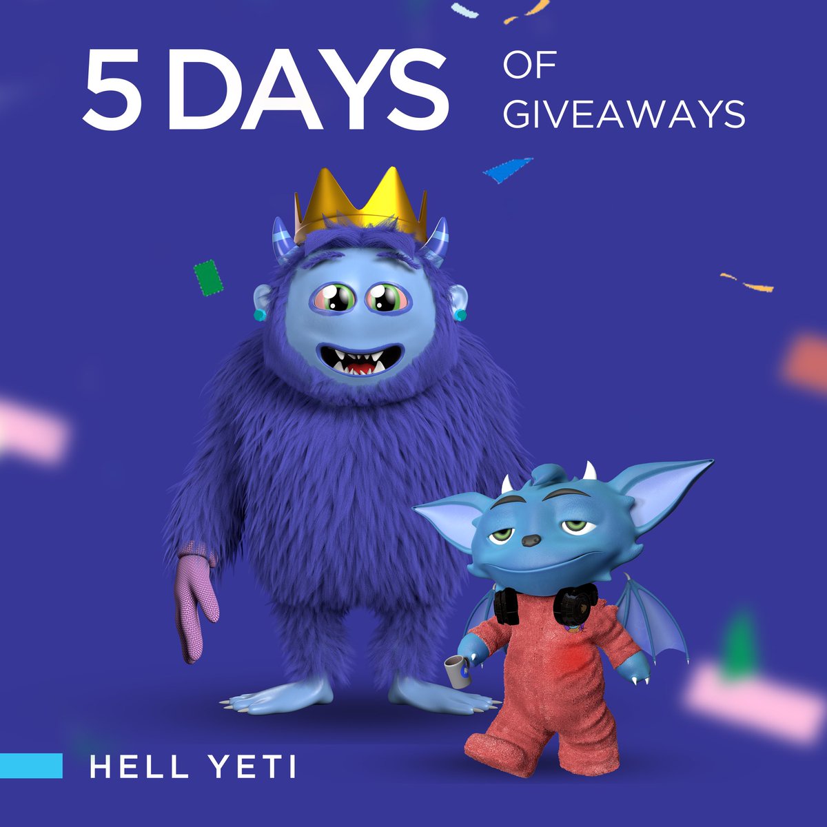super_yeti's tweet photo. We hope you’re Yeti 🥶

Next week we’re giving away SuperYeti &amp; Sno Demon “incubating” pairs 👀 every day ! 

Get those tweet alerts on, join the discord and brush up on Yeti lore - these giveaways will be TIME SENSITIVE ⏰ 

RETWEET &amp; 💙 https://t.co/DIH1l9tsI4