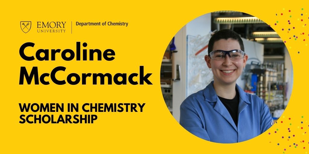 EmoryChem's tweet photo. Our second Women in Chemistry awardee, Caroline, has dedicated hours serving her community through EPASS, ChEmory, &amp; Bread Coffeehouse, as well as making incredible progress on her research in the Wuest lab.  Congrats, Caroline! @WuestLab #EmChemWins #WomenInChem https://t.co/4IWlE5iJmo