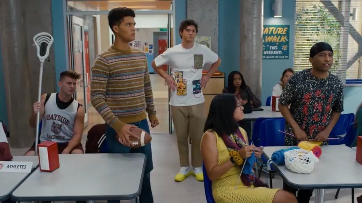 ImBrandonMarcel's tweet photo. So bummed that #savedbythebell got canceled but thank you to @traceywigfield for giving me my 1st recurring role. Forever grateful. Cast and crew was so nice. I learned a lot and needed the network experience. #greg #peacock https://t.co/zGYouhretL