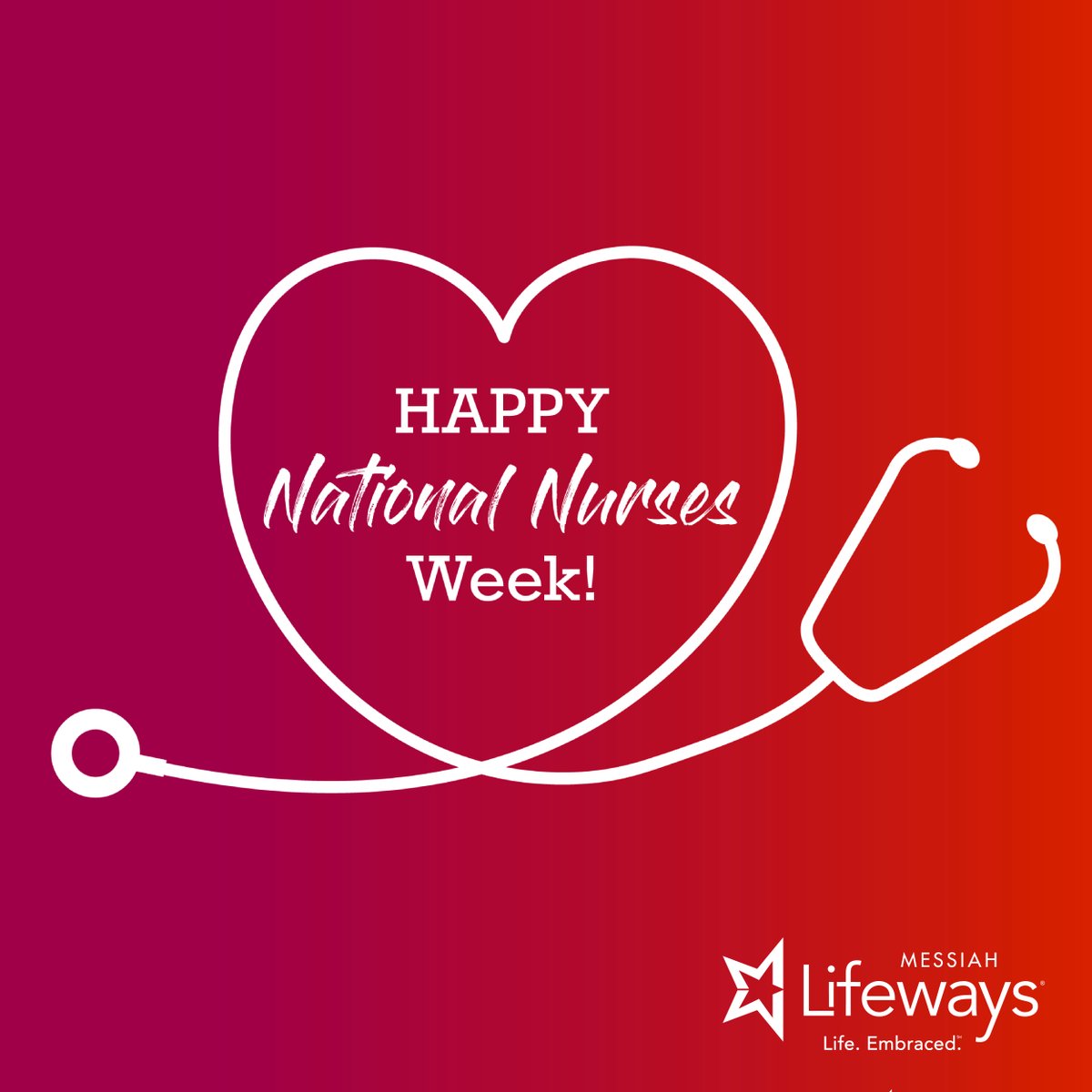 MessiahLifeways's tweet photo. To nurses everywhere, and especially those serving at Messiah Lifeways, THANK YOU for your selfless dedication, perseverance, and compassion toward older adults. Happy National Nurses Week!

#NationalNursesWeek2022 https://t.co/kFmXKY5c6E