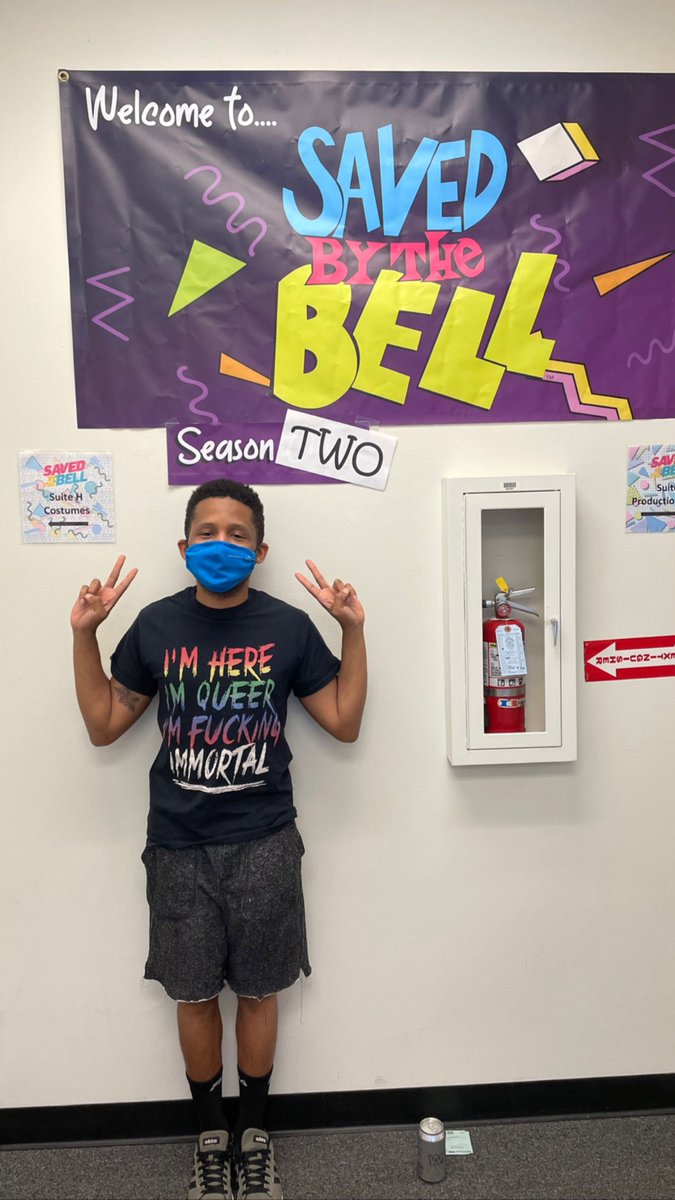 ImBrandonMarcel's tweet photo. So bummed that #savedbythebell got canceled but thank you to @traceywigfield for giving me my 1st recurring role. Forever grateful. Cast and crew was so nice. I learned a lot and needed the network experience. #greg #peacock https://t.co/zGYouhretL