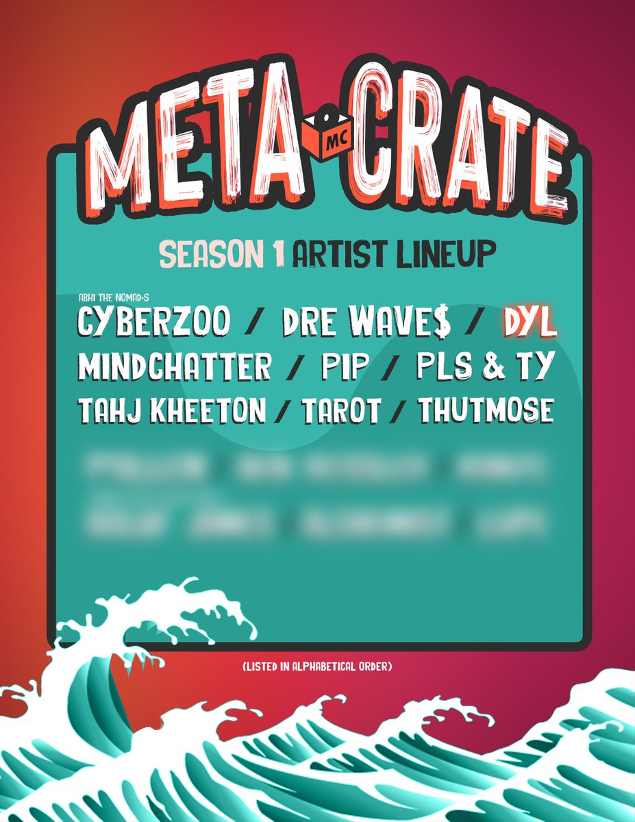 meta_crate's tweet image. 🎉Welcome @famous_dyl 🎉 Dyl is a multi-platinum artist but his innovation with music NFT&apos;s and his album ‘Crypto Rich’ and other projects has cemented him as a legend in the space 💪 

🎁Dyl #CryptoRich SOL NFT Giveaway🎁
1. Follow @meta_crate 
2. RT + Like + Tag 2 Friends