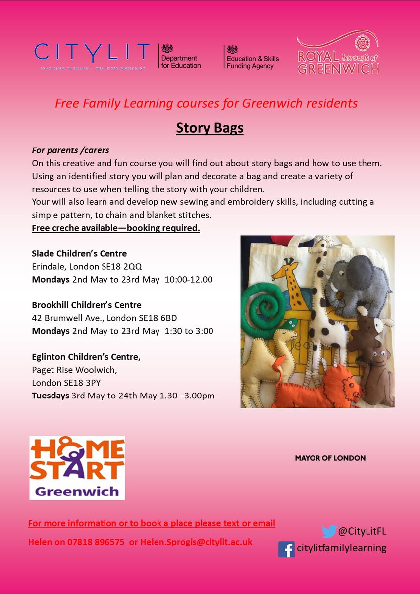 City Lit Family Learning, on line - on Zoom tweet media