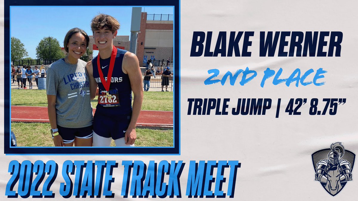 Our first state medalist of 2022: Congrats Blake!
