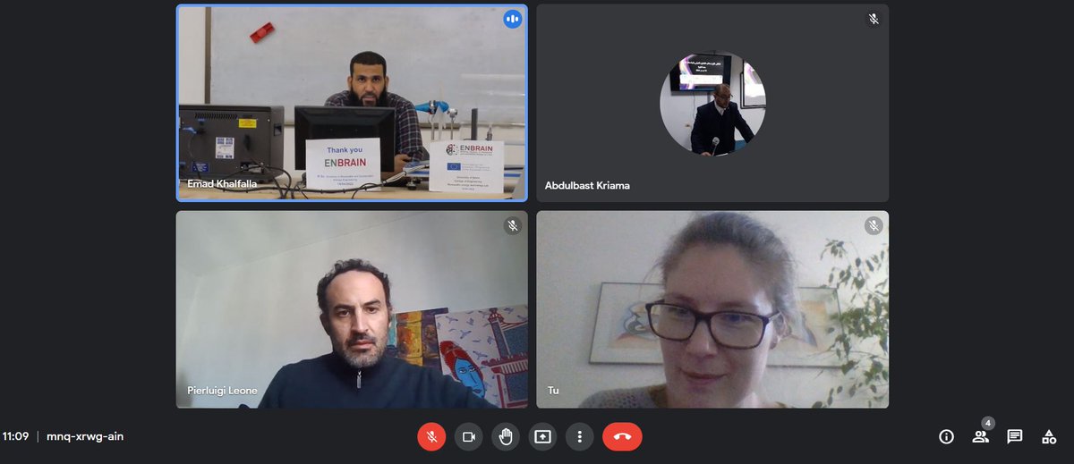 enbrain_project's tweet photo. The students of the Master in Renewable Energies of the University of Zawia started their activities at their new lab and the Politecnico di Torino met them on the 26/04/2022.

See more about it here: https://t.co/caCMMcEo6K

#enbrainproject #renewableenergies https://t.co/fQzcUtKwiL