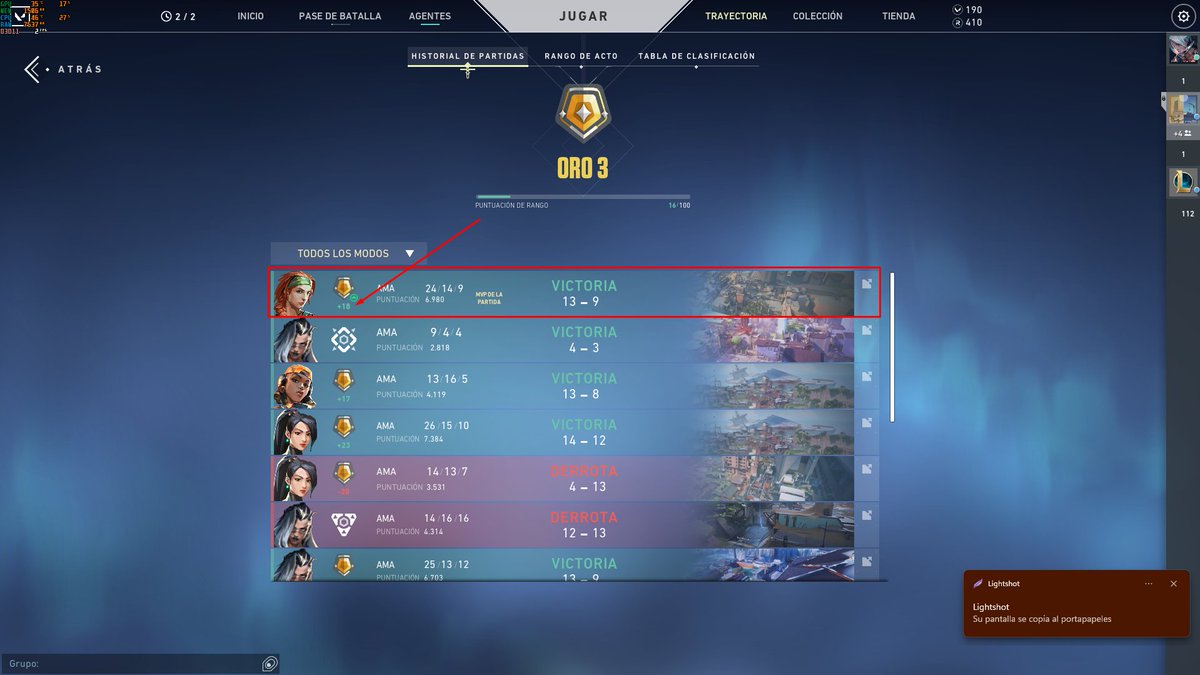 94Xixa's tweet photo. @riotgames Con uno menos toda la partida, siendo MVP de la partida, jugando contra dos platinos y con unas estadísticas buenas, ¿¡Solo me dais 18 miserables puntos!?. Lamentable... https://t.co/E0yO5CwVgO