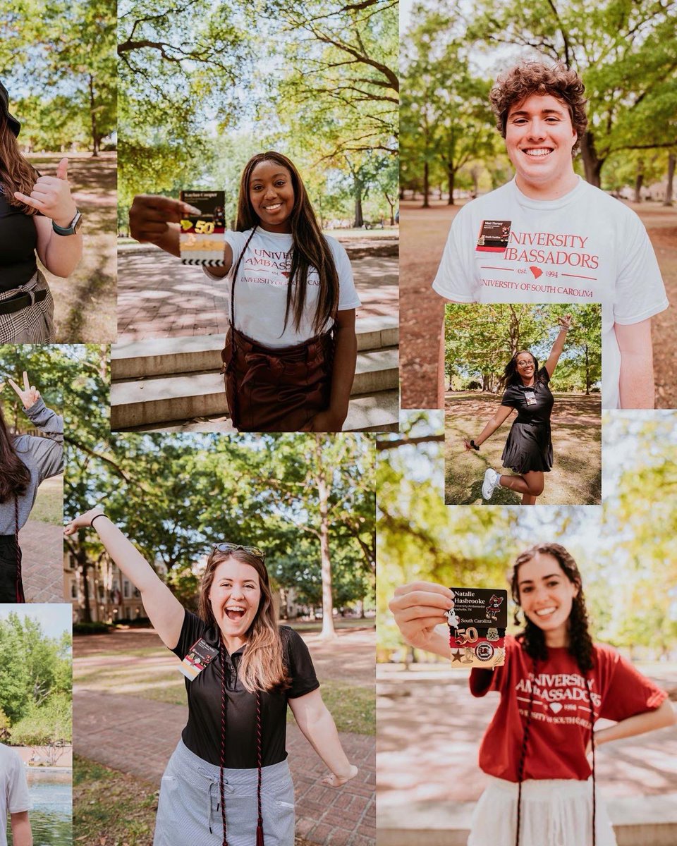 Happy Commencement weekend to our graduating ambassadors! 🎓 We can’t thank you enough for constantly sharing your love of @uofsc with our visitors. We are going to miss you, but we know you’re off to do amazing things!