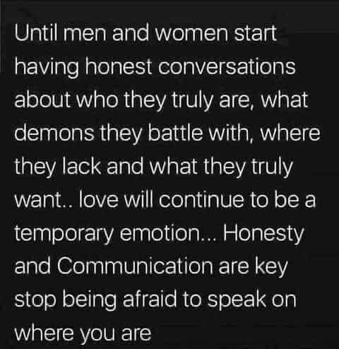 DrDrayaChappell's tweet photo. Good Afternoon Everyone! Do you know conversations like this, are needed? It saves you from a lot of unnecessary conflict. Working through your own personal issues with your partner, can be damage control in the long run.  Learn to talk it out and shout and fight it out..
PTS https://t.co/65NLXqhQRn
