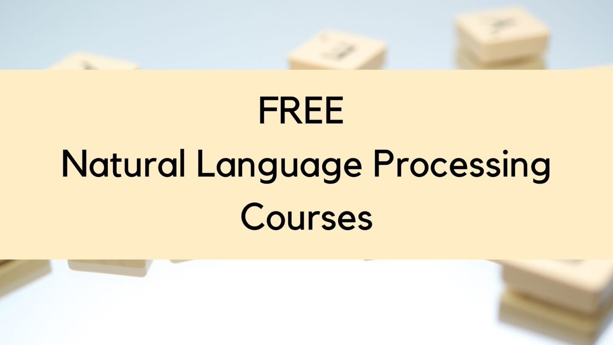 ⚡️ 6 Best #NLP #Courses #Online 🆓 You Must Know in 2022 mltut.com/best-nlp-cours… @tut_ml #DataScientists #DataScience #Analytics #AI #ML #MachineLearning #IIoT #IoT #IoTCL #IoTPL #Python #CloudComputing #100DaysOfCode #DEVCommunity #programming #coding #CodeNewbie #WomenWhoCode