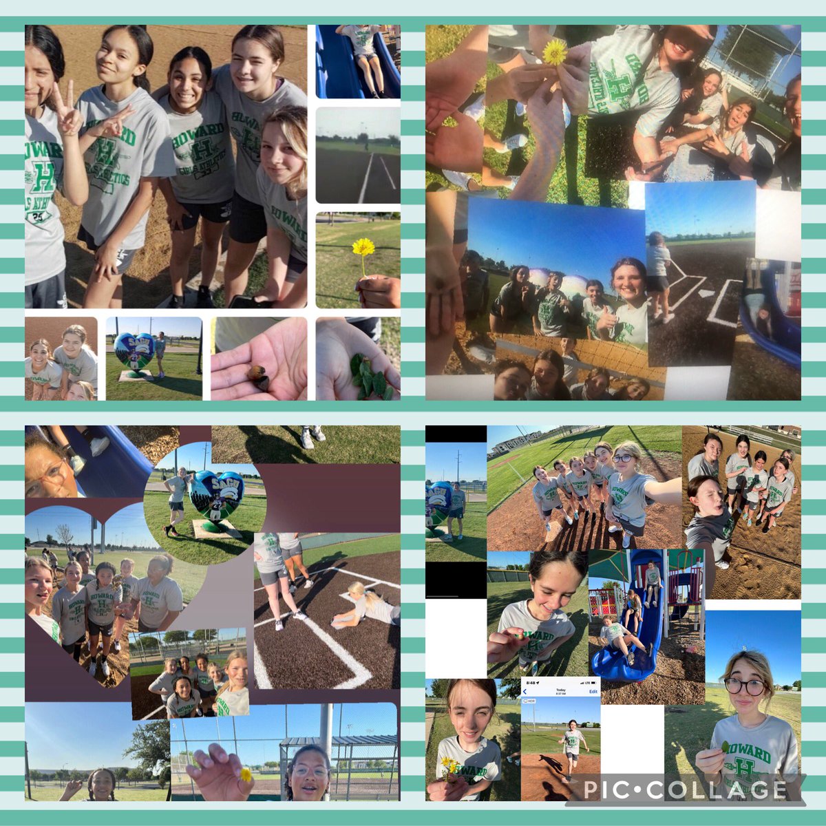 HJHLadyBraves's tweet photo. Lady Braves fun Friday scavenger hunt around the sports complex!! ๐ #behowardbrave #happyathoward @HachieHowardJH https://t.co/40D14SqZOd