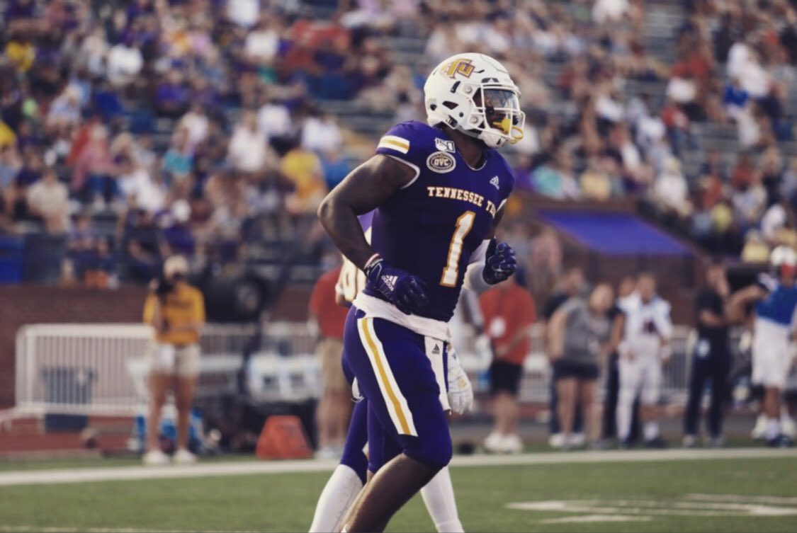 LatimerGeimere's tweet photo. After a great conversation with @LamontSeward i’m honored to say I’ve received an offer from Tennessee Tech University. @SCHSPatriots @glat74 #AGTG https://t.co/tMvf8APEOg